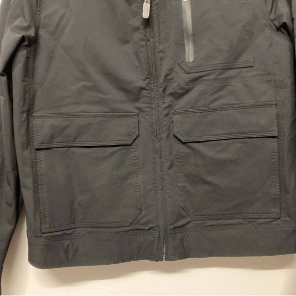 Flag & Anthem Full Zip Up Jacket Coat Black Medium Mid-Weight Top Winter Clothes - Picture 5 of 14
